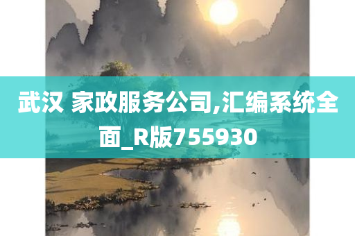 武汉 家政服务公司,汇编系统全面_R版755930