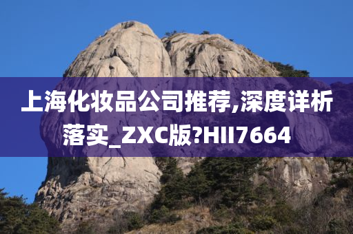 上海化妆品公司推荐,深度详析落实_ZXC版?HII7664