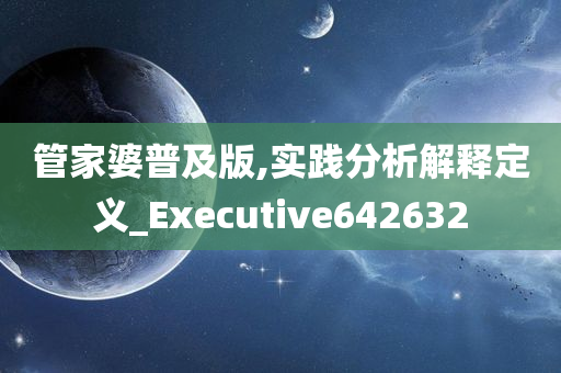 管家婆普及版,实践分析解释定义_Executive642632