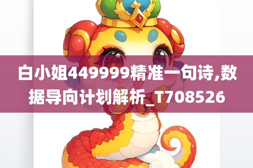 白小姐449999精准一句诗,数据导向计划解析_T708526