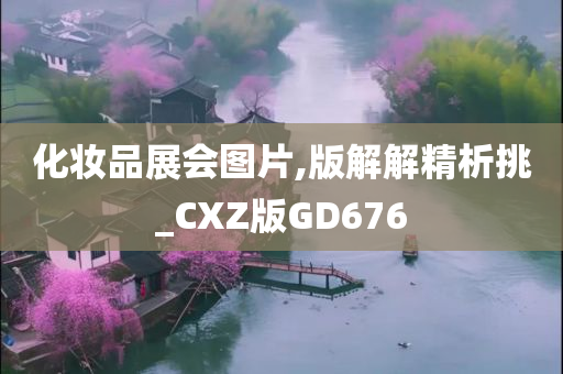 化妆品展会图片,版解解精析挑_CXZ版GD676