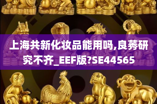 上海共新化妆品能用吗,良莠研究不齐_EEF版?SE44565