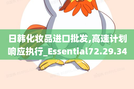 日韩化妆品进口批发,高速计划响应执行_Essential72.29.34