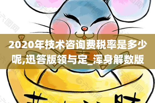 2020年技术咨询费税率是多少呢,迅答版领与定_浑身解数版