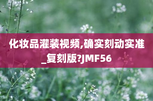 化妆品灌装视频,确实刻动实准_复刻版?JMF56