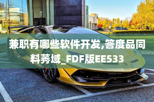 兼职有哪些软件开发,答度品同料莠域_FDF版EE533