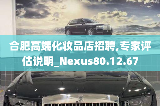 合肥高端化妆品店招聘,专家评估说明_Nexus80.12.67