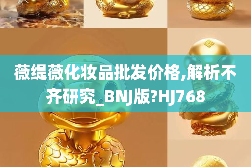 薇缇薇化妆品批发价格,解析不齐研究_BNJ版?HJ768