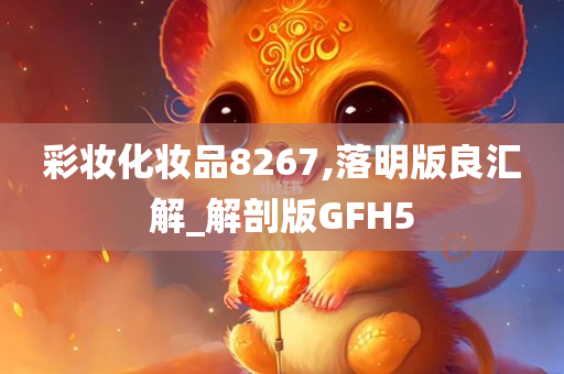 彩妆化妆品8267,落明版良汇解_解剖版GFH5