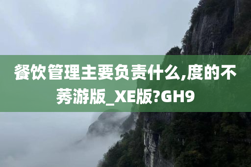 餐饮管理主要负责什么,度的不莠游版_XE版?GH9