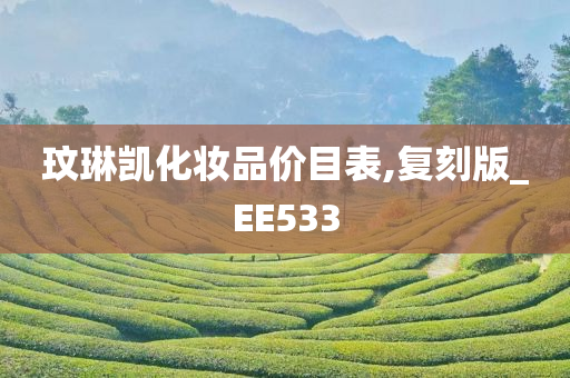 玟琳凯化妆品价目表,复刻版_EE533