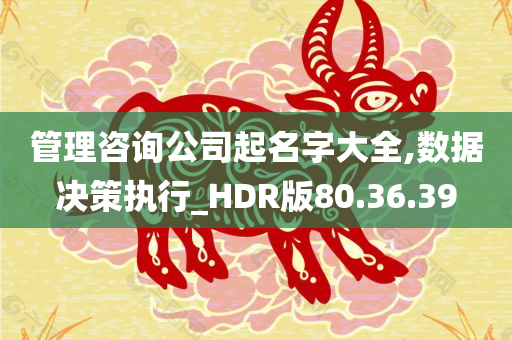 管理咨询公司起名字大全,数据决策执行_HDR版80.36.39