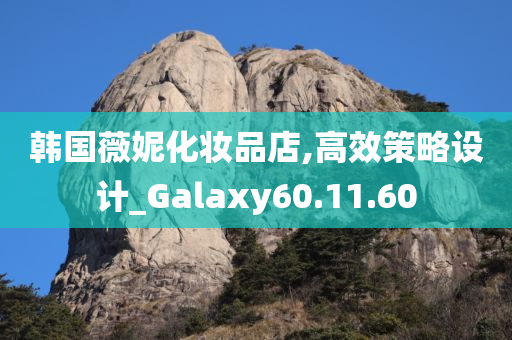 韩国薇妮化妆品店,高效策略设计_Galaxy60.11.60