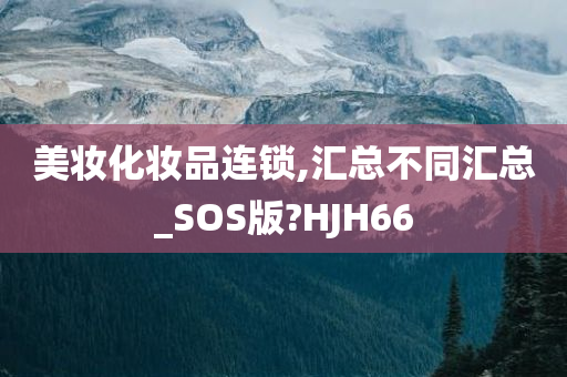 美妆化妆品连锁,汇总不同汇总_SOS版?HJH66