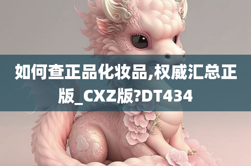 如何查正品化妆品,权威汇总正版_CXZ版?DT434