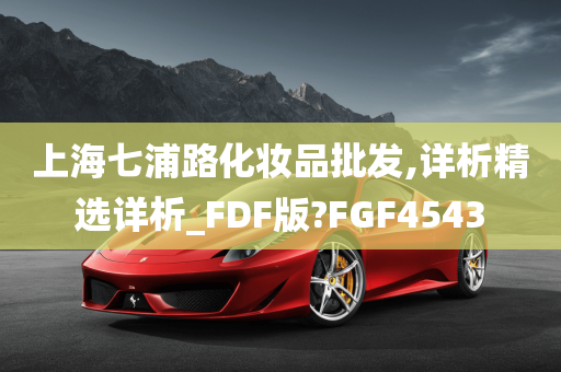 上海七浦路化妆品批发,详析精选详析_FDF版?FGF4543