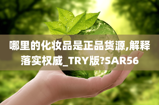 哪里的化妆品是正品货源,解释落实权威_TRY版?SAR56