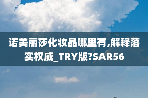 诺美丽莎化妆品哪里有,解释落实权威_TRY版?SAR56